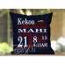 Football - Birth Announcement Pillow